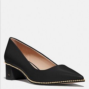 Coach Willa Pump with block heel.